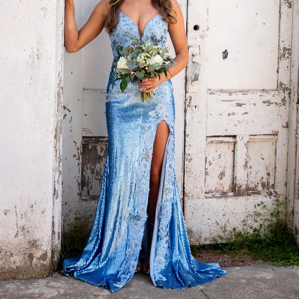 Blue Jovani prom dress